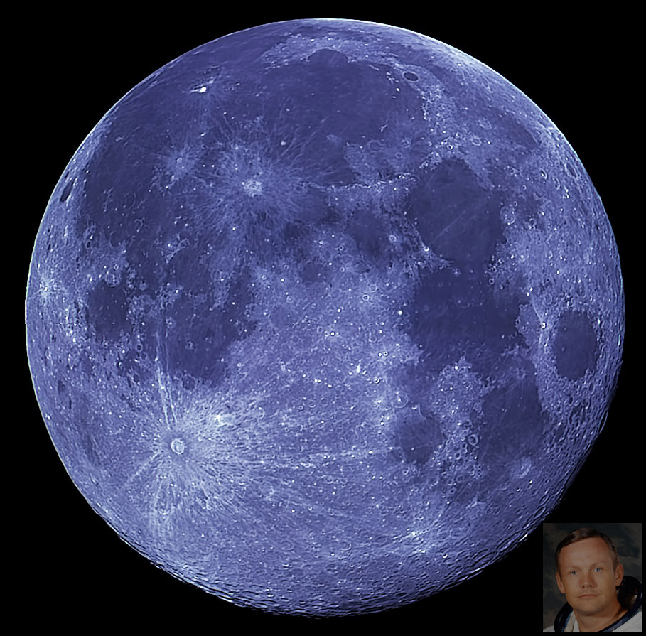 Blue Moon for Neil Armstrong by Pat Knoll - 2012