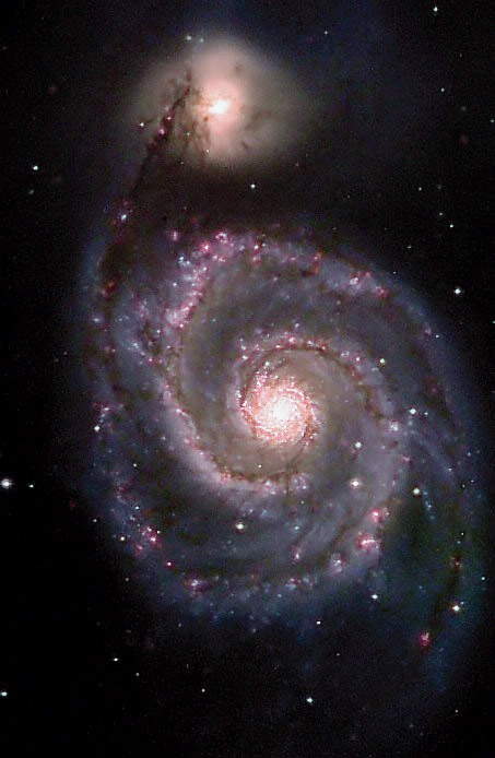Image: M51 Whirlpool Galaxy by Patric Knoll - 2006