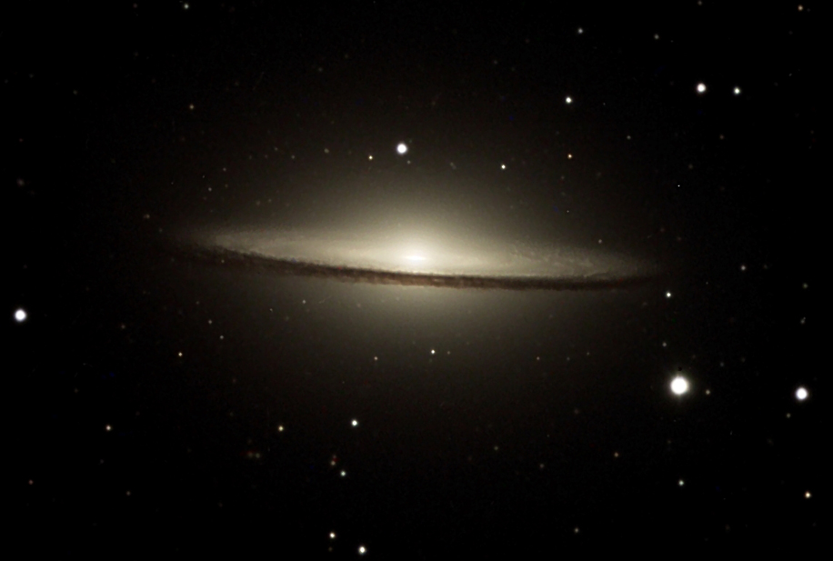 CCD Image: M104 Sombrero Galaxy by Patric Knoll - 2008