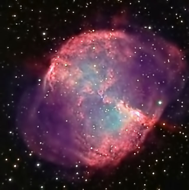 Image: M27/Dumb-bell Nebula by Pat Knoll and Joe Busch - 2007-2008