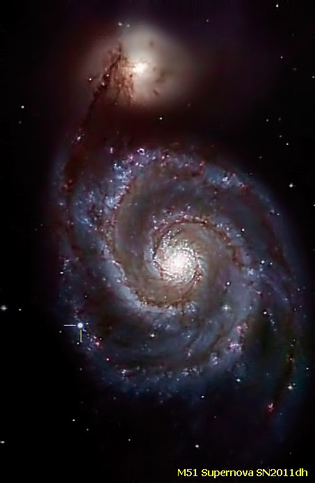 Image: M51 Whirlpool Galaxy by Patric Knoll - 2011