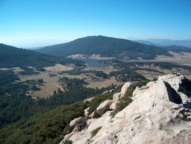 Lake Cuyamaca from Stonewall Peak by Roger LaFrance